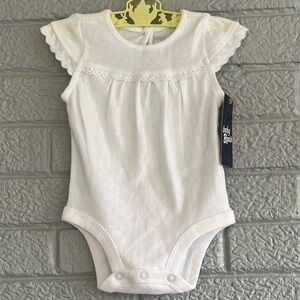 OshKosh B'gosh White Eyelet Bodysuit